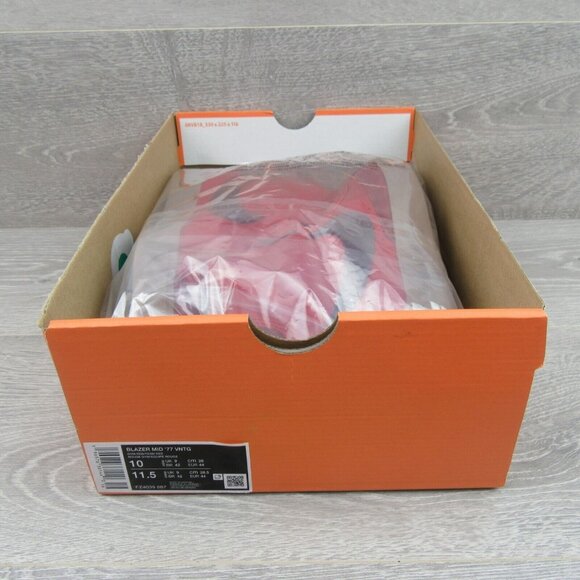 Nike Blazer Mid '77 Vintage Skate Shoes Mens Size 10 Red Burgundy NEW - Picture 12 of 13